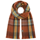 Alpaca Tartan Scarf Autumn