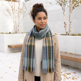 Alpaca Tartan Scarf Shoreline