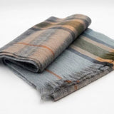 Alpaca Tartan Scarf Shoreline