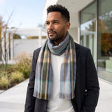 Alpaca Tartan Scarf Shoreline