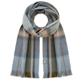 Alpaca Tartan Scarf Shoreline