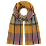Alpaca Tartan Scarf Sundown