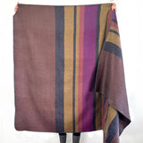 Shupaca Alpaca Throw Blanket in Canyon color, soft and cozy woven textile perfect for adding warmth and style to your space