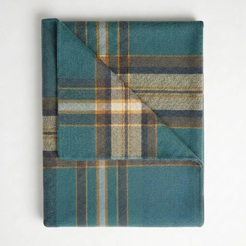 Alpaca Throw Cedar