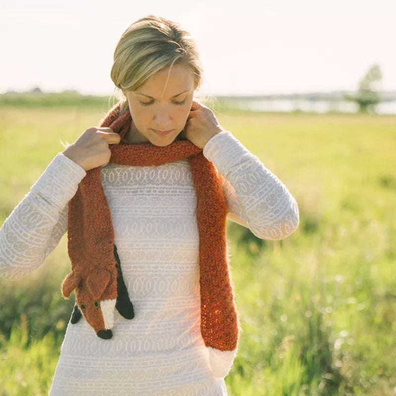 Animal Scarf Fox