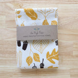 Autumn Leaves and Acorn Kitchen Towel
