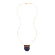 Elegant estate blue necklace from the Faire Collection featuring intricate design and vibrant blue gemstone accents.