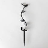Bird and Vine Cast Iron Rain Gauge