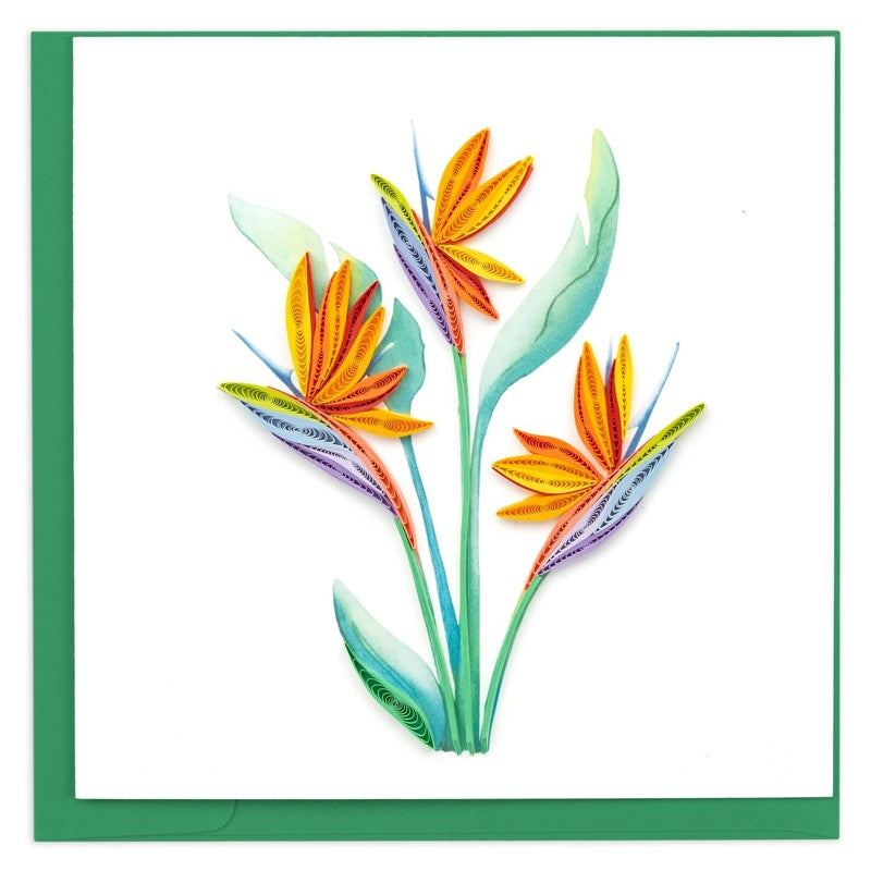 Bird of Paradise Quilling Card