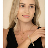 Starfish Project Blossom Necklace featuring a delicate floral pendant on a silver chain, perfect for elegant everyday wear.