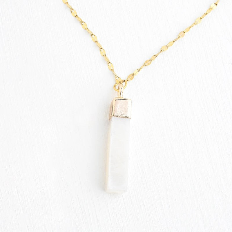 Starfish Project Brayden Pendant featuring a luminous mother of pearl, for an elegant jewelry accessory.