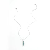 Brayden Turquoise Necklace Silver 2