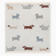 Viverano Buddy Dog baby blanket with soft fabric and dog pattern, perfect for infants and young children.