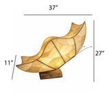 Eangee Butterfly Large Table Lamp in natural finish with detailed butterfly design, perfect for elegant home decor.