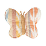 Colorful butterfly-shaped potholder from Upavim with vibrant woven design, perfect for protecting hands while handling hot cookware.