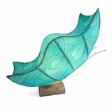 Blue butterfly table lamp by Eangee featuring a decorative butterfly design and a sleek tabletop base.