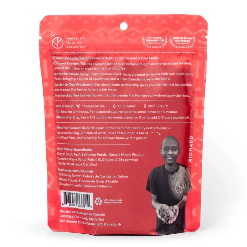 Canadian Maple Loose Tea Pouch