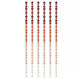 Capiz Shell Strand - Ombre Claret
