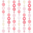 Pink Capiz shell strand by Zen-Zen featuring shimmering, translucent shells arranged in a delicate, decorative necklace or garland.