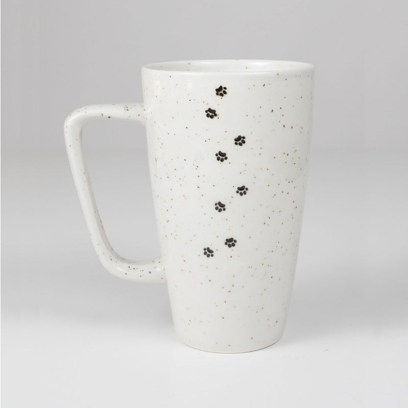 Cat paw print mug back