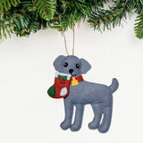 Caught with the Stocking Weimaraner Ornament