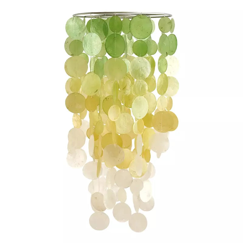 Chandelier Capiz Chime - Ombre Avocado
