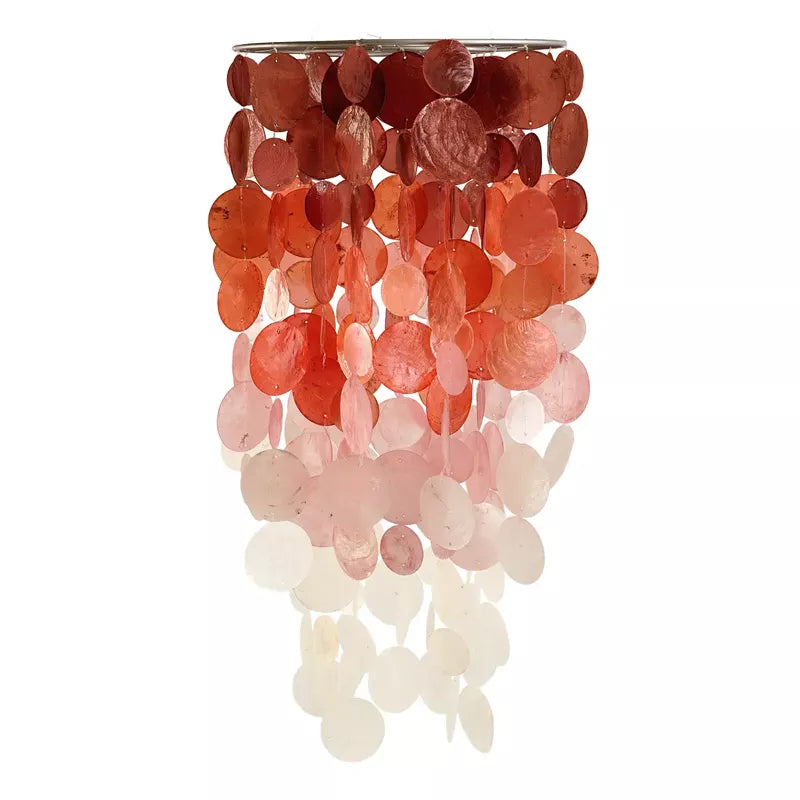Chandelier Capiz Chime - Ombre Claret
