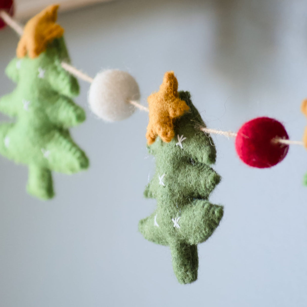 Felt Christmas Tree Garland
