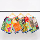 Cotton Kantha Shorts