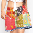 Cotton Kantha Shorts