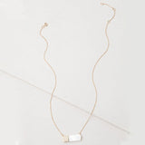 Courage Light and Gold Mother of Pearl Necklace 2