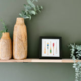Dark Wood Quilling Card Frame Styled