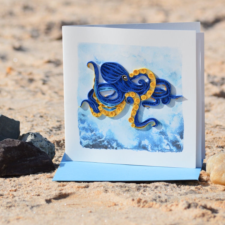 Deep Sea Octopus Quilling Card