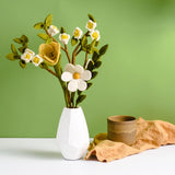 Delicate Apple Blossom Felt Flower Bouquet