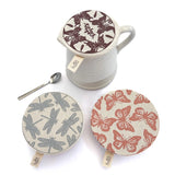 Dish and Bowl Cover Small Set of 3 Butterflies