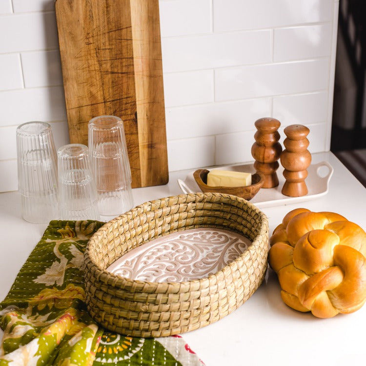 curly fern bread warmer