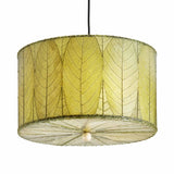 Drum Pendant 18” Leaf Lamp - Green - est. ship 5/2026