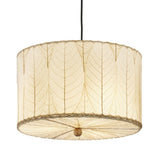 Drum Pendant 18” Leaf Lamp - Natural - est. ship 5/2026