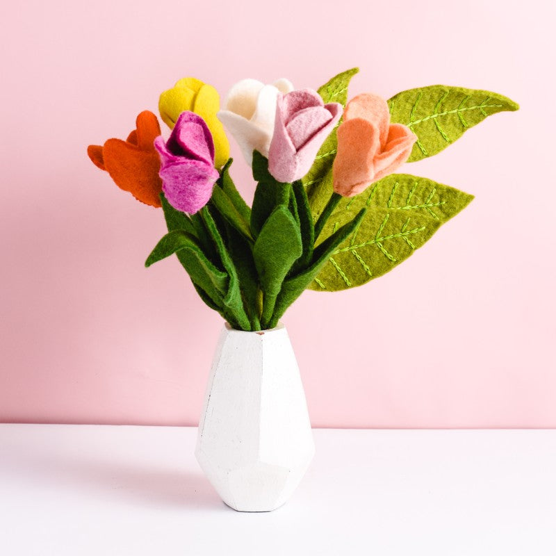 Dutch Tulip Felt Flower Bouquet