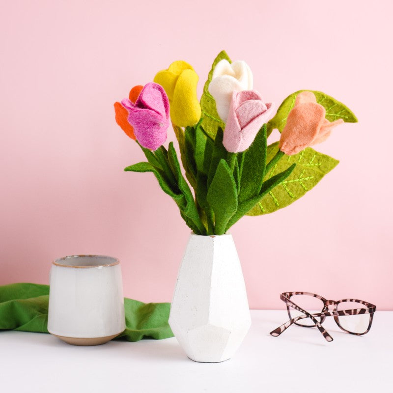 Dutch Tulip Felt Flower Bouquet