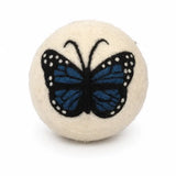 Eco Wool Dryer Ball - Blue Butterfly