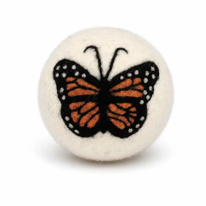 Eco Wool Dryer Ball - Golden Butterfly
