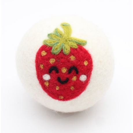 Eco Wool Dryer Ball - Strawberry