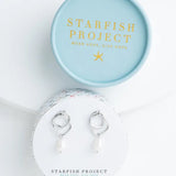 Everlasting Pearl Earrings White Gold 2