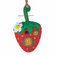 Felt Birdhouse Strawberry Cottage
