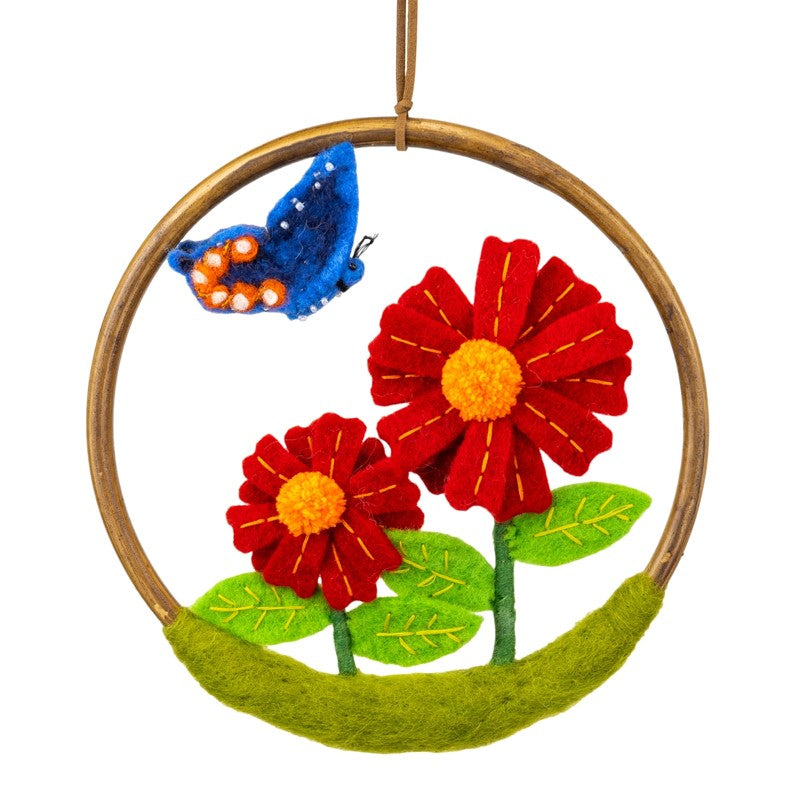 Felt Flower Ring Mexican Sunflower