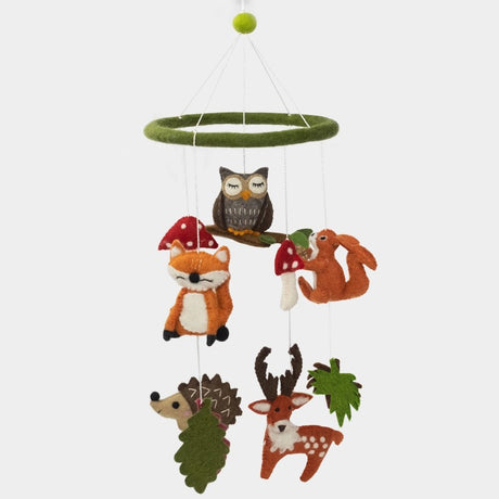 Felt Forest Creatures Mobile