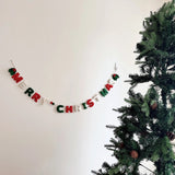 Merry Christmas Felt Garland
