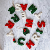 Merry Christmas Felt Garland