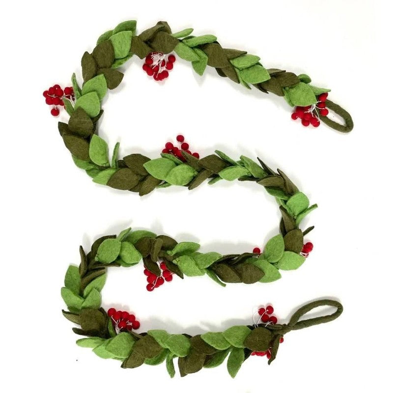 Felt Garland - Mistletoe